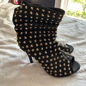 Studded booties